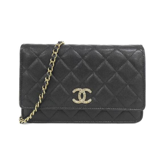 CHANEL Handbags - CHANEL Black Wallet